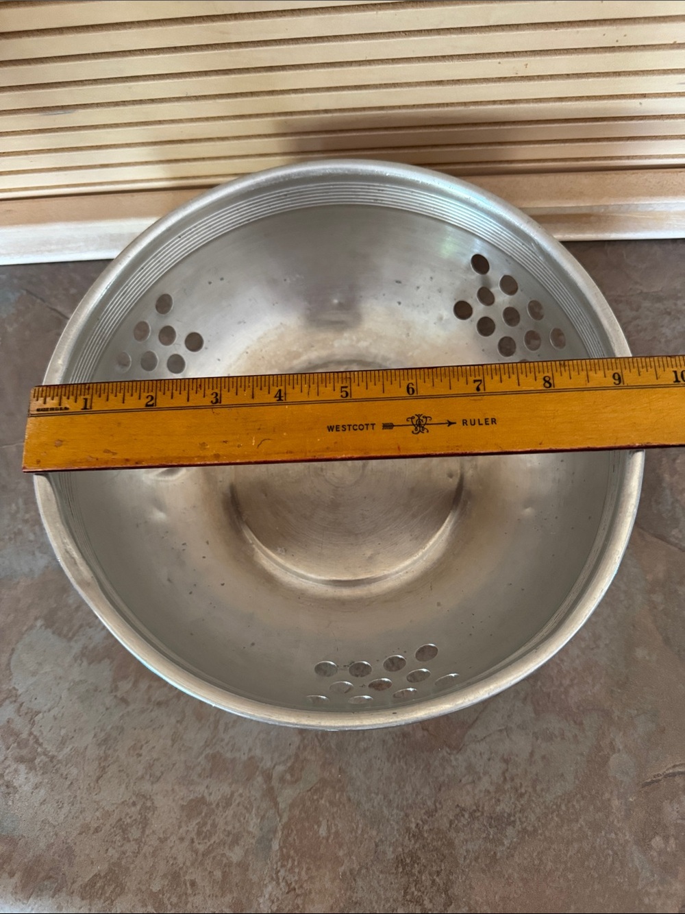 Multipurpose Stainless Steel Strainer Bowl - Silver